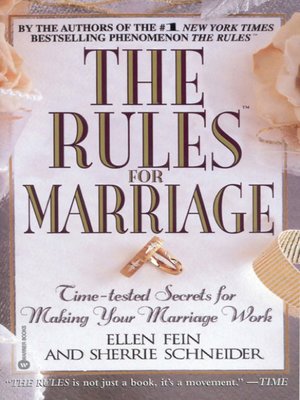 cover image of The Rules for Marriage